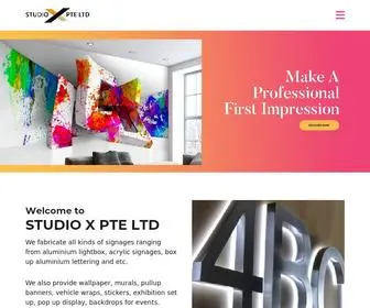 Studiox.com.sg(X PTE LTD) Screenshot