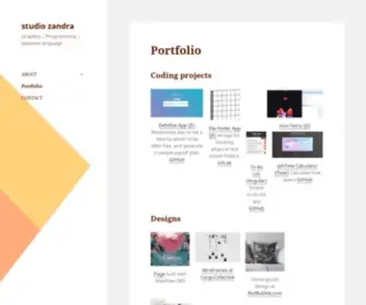 Studiozandra.com(Studiozandra) Screenshot