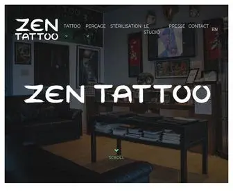 Studiozentattoo.com(Studio Zen Tattoo) Screenshot