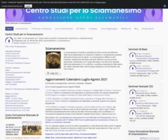 Studisciamanici.it(Centro Studi Sciamanici) Screenshot