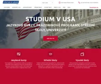 Studiumvamerice.cz(Studium v USA) Screenshot