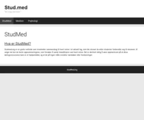 Studmed.org("Ars longa) Screenshot