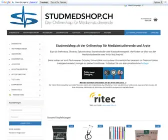 Studmedshop.ch(Home von) Screenshot