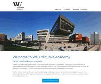 Study-AT-Executiveacademy.at(WU Executive Academy) Screenshot