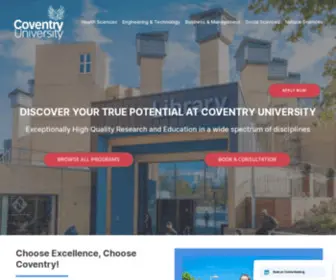 Study-IN-Coventry.com(Coventry University) Screenshot