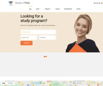 Study-IN-Paris.org(Study in Paris) Screenshot