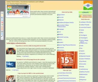 Study-India.org(Study in india) Screenshot