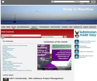 Study-Mauritius.mu(Study Mauritius) Screenshot