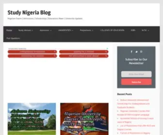 Study-Nigeria.com.ng(Study Nigeria Blog) Screenshot