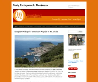 Study-Portuguese-Abroad.com(European Portuguese Immersion Program in the AzoresStudy Portuguese In The Azores) Screenshot