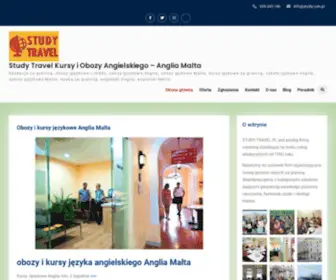 Study.com.pl(Study Travel Kursy i Obozy Angielskiego) Screenshot