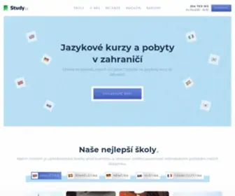 Study.cz(Jazykové kurzy a pobyty v zahraničí) Screenshot