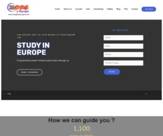 Study2Europe.com(Home) Screenshot