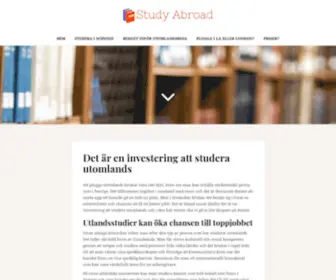 Studyabroad.nu(Om Utbildning Kurser & Mycket Mera hos Studyabroad) Screenshot