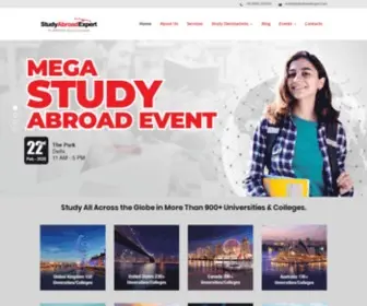 Studyabroadexpert.com(Study Abroad Expert) Screenshot