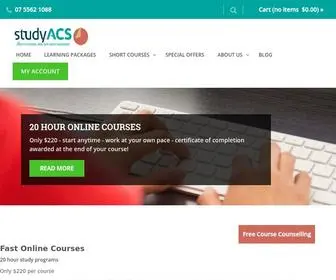 Studyacs.com(Online Short Courses) Screenshot