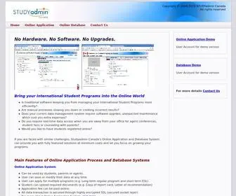 Studyadmin.ca(Studyadmin) Screenshot