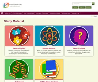Studyandscore.com(Study and score Free Exam Prep) Screenshot