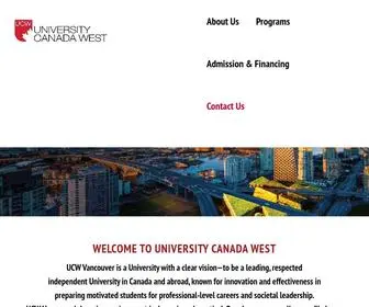 StudyatucwVancouver.com(University Canada West) Screenshot