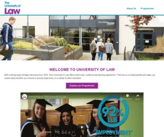 Studyatulaw.com(University of Law) Screenshot