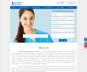 Studybscnursinginbangalore.com(Study BSc Nursing in Bangalore) Screenshot