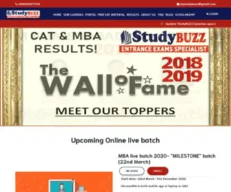 Studybuzz.co.in(Prepare for CAT with Online CAT Classes) Screenshot