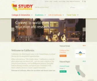 Studycalifornia.us(Study California) Screenshot