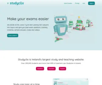 Studyclix.ie(Studyclix) Screenshot