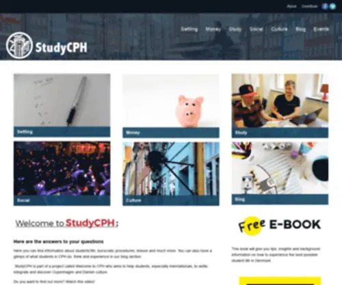 StudycPh.dk(Home Page) Screenshot