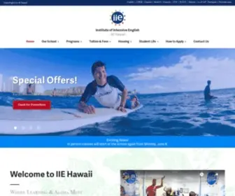 Studyenglishhawaii.com(IIE Hawaii) Screenshot