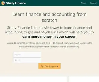 Studyfinance.com(Study Finance) Screenshot