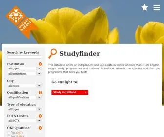 Studyfinder.nl(Studyfinder) Screenshot