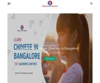 Studyfrenchspanish.com(An Enthralling World of Languages) Screenshot
