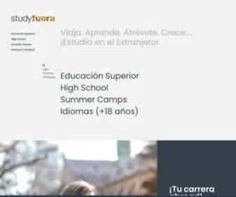 Studyfuera.com(Estudios en el extranjero con un Plus) Screenshot