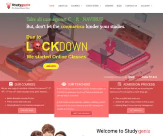 Studygenix.com(Home) Screenshot