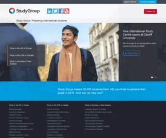 Studygroup.com(Study in the UK) Screenshot