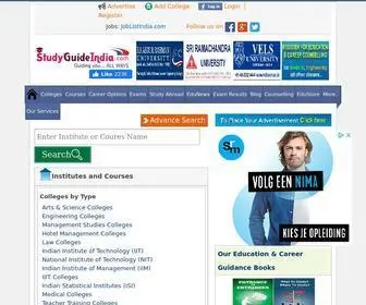 Studyguideindia.com(List of Colleges in India) Screenshot