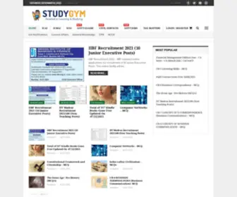 Studygym.in(WordPress) Screenshot