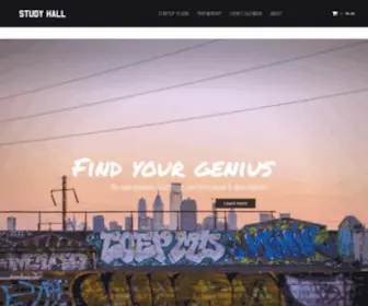 Studyhall.co(Philadelphia-based social club, startup lab, and shared community workspace) Screenshot