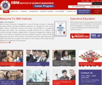 Studyiibm.com(IIBM Institute of Business Management) Screenshot