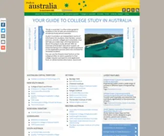 Studyinaustralia.co.uk(Study in Australia) Screenshot