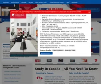 Studyincanada.com.ng(Canada Study permit) Screenshot