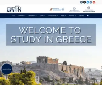 Studyingreece.edu.gr(At the forefront of the Greek academia’s Renaissance effort) Screenshot
