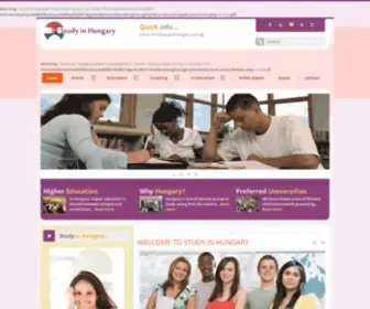 Studyinhungary.com.ng(This site provide all the information you need to know about studying in Hungary) Screenshot