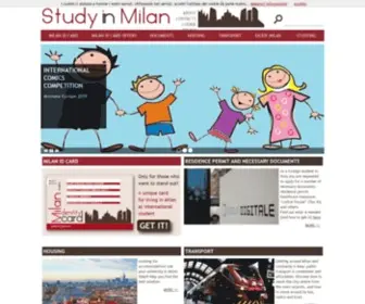 Studyinmilan.net(Study in Milan) Screenshot
