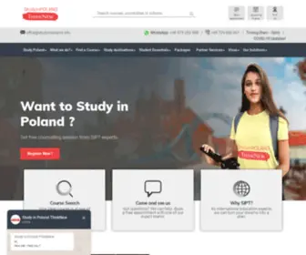 Studyinpoland.info(Study Overseas Consultants in Poland) Screenshot