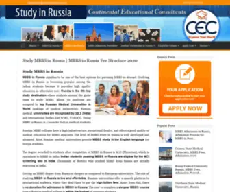 Studyinrussia.co.in(Study MBBS in Russia) Screenshot