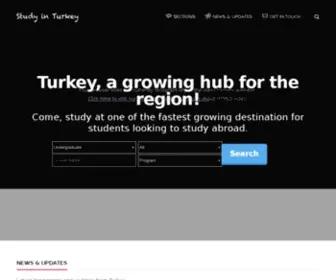Studyinturkey.org.tr(Study in Turkey) Screenshot