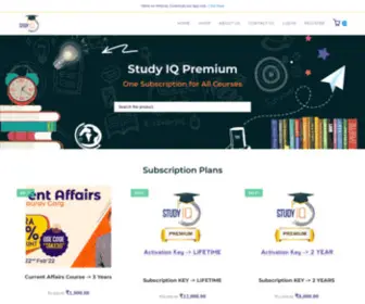 StudyiqPremium.com(Study IQ Premium) Screenshot