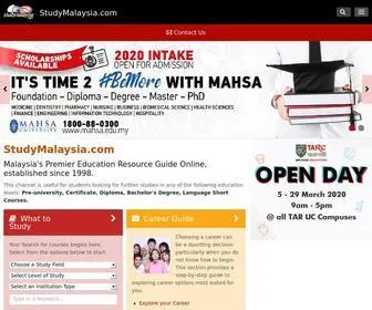 Studymalaysia.com(Study Malaysia Online) Screenshot